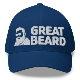Great Beard Blue Hat